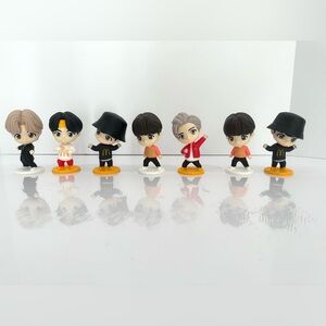 Lot Of 7 McDonald's TINY TAN x BTS Happy Meal Toy Figure ENCORE-SUGA V, J-Hope